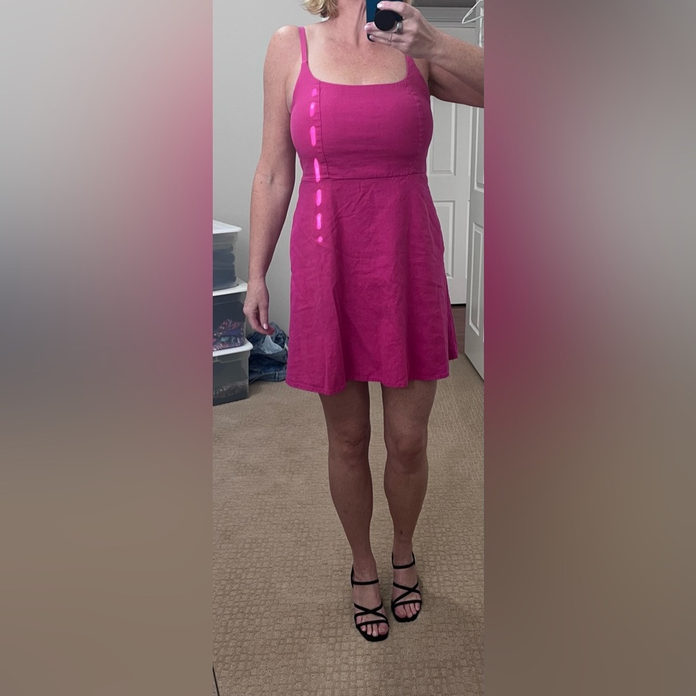 Old Navy Pink Midi Dress